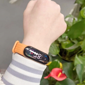 Vendita calda Multi colori sostituiscono i cinturini per orologio Smart Ring Watch <span class=keywords><strong>Band</strong></span> salice Texture Silicone cinturini per Xiaomi <span class=keywords><strong>Mi</strong></span> <span class=keywords><strong>Band</strong></span> 6 / <span class=keywords><strong>5</strong></span> - Product Image 5