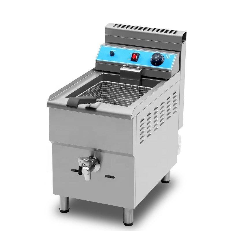 Газовая фритюрница freidoras с одним резервуаром CE, столешница на 17 л