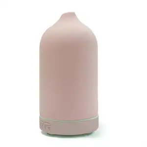 Humidificateur d'air en céramique de 100ml, diffuseur de pierre aromatique blanche/