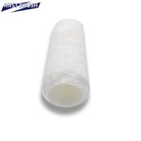 Rouleau de peinture mural industriel antidérapant de 230 mm (9 pouces) en polyester mélangé, longueur de poils de 18 mm, avec cadre de cage, fabrication OEM