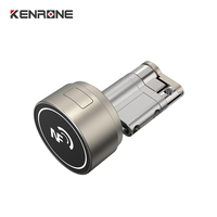 Serrure cylindrique NFC KENRONE, serrure passive à profil européen, accès géré par application avec journalisation des opérations pour hôtels et locations