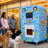 Nouvelle arrivée : Laveuse automatique pour animaux de compagnie à faible bruit, grande capacité, écologique et sûre, machine de lavage autonome pour chiens