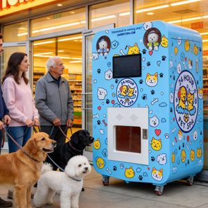 Nouvelle arrivée : Laveuse automatique pour animaux de compagnie à faible bruit, grande capacité, écologique et sûre, machine de lavage autonome pour chiens - Product Image 1