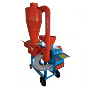 เครื่องตัดและบดฟางข้าวไฟฟ้าสำหรับใช้ในฟาร์ม เครื่องแปรรูปอาหารสัตว์อเนกประสงค์ กำลังการผลิต 2-2.5 ตัน/ชม. โครงสร้างเหล็กกล้าคาร์บอน - Product Image 1