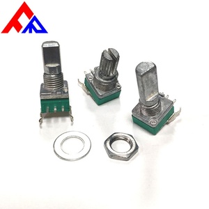 Potentiomètre d'amplificateur audio mono RV097N à 3 broches, vente en gros d'usine, potentiomètre de volume 5K/10K/20K/50K/100K - Product Image 6