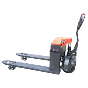 Chariot élévateur électrique 3 tonnes, batterie plomb-acide 48V20AH, propulsion arrière, pneus pleins, utilisation en intérieur, usine de fabrication - Product Image 1
