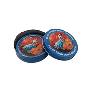 Fabrication OEM, Coffret Cadeau de Sous-Verres en Cylindre en Fer Blanc, Emballage Métallique, Vente en Gros, Sous-Verres Personnalisés, Ensemble de Boîtes en Fer Blanc