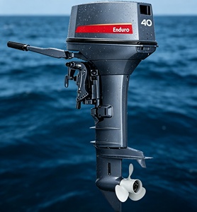 Moteur marin 2 temps 20 CV Série Économique Option de qualité abordable Compatible avec les moteurs de bateaux modèles - Product Image 2