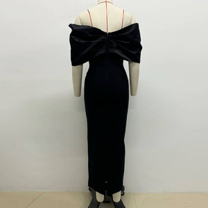 Vestidos de noche de sirena con cuentas sin mangas y hombros descubiertos, vestidos de fiesta formales serenos para mujer, vestido de traje - Product Image 4