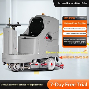 Autolaveuse autoportée industrielle tout-en-un avec fonction de nettoyage par aspiration et lavage pour supermarchés - Product Image 1