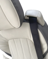 Siège conducteur de camping-car type droit avec accoudoirs et ventilation, sièges électroniques pour copilote de camping-car