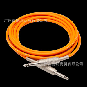 Câble audio Canare GS-6 5 mètres, connecteurs LC mâle-mâle, blindage tressé en cuivre sans oxygène, gaine en PVC, orange - Product Image 2