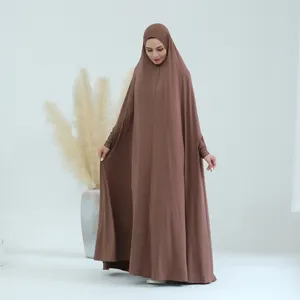 Loriya gamis wanita Muslim, pakaian Muslim tradisional, baju Hijab Abaya satu potong