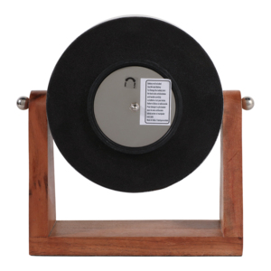 Modern Round Desk <b>Clock</b> With Roman Numerals For Home Decor And Living Room Table Placement Small Accent <b>Clock</b> - Product Image 4