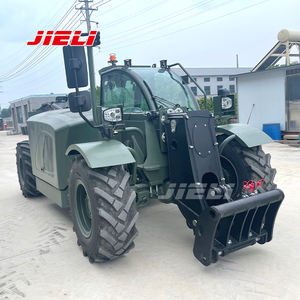 Carretilla elevadora de pluma telescópica de diseño personalizado de servicio OEM con cubo y horquillas - Product Image 4