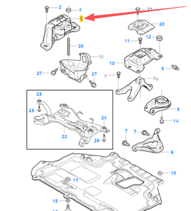 Volvo S40 için OE 30758020 31375739 30611413 Yüksek Kaliteli Motor Kulağı - Product Image 4