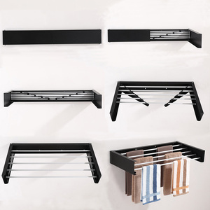 Tendedero Plegable de Pared, Tendedero Retráctil <span class=keywords><strong>para</strong></span> <span class=keywords><strong>Ropa</strong></span>, Toallero de Baño - Product Image 2