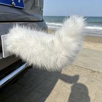 Queue de renard artificielle douce et moelleuse, style fixe, accessoire de cosplay en peluche