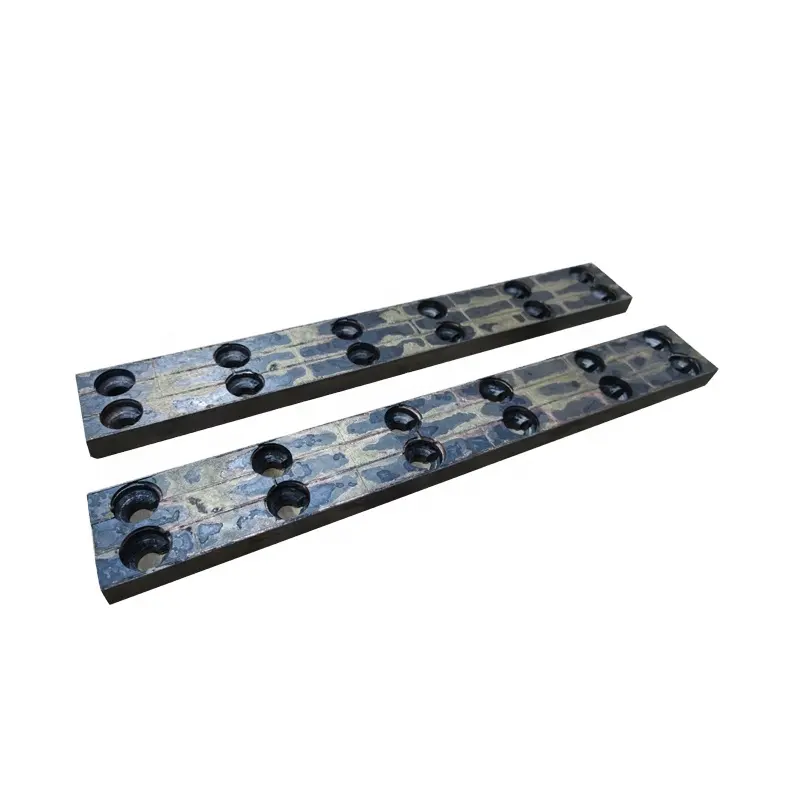 Plate Wear Hard-Facing Plates With Hard Alloy For Railway Ballast Cleaning Machine RM80 Of Plasser Ten Times Efficient