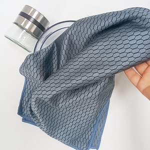 Scratch Lint Free Küche Waschlappen Fischs chuppen Design Mikro faser Glas Reinigungs tuch für Fenster Geschirr Spiegel Bildschirm Auto - Product Image 1