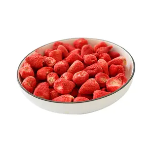 Emballage au détail Légumes déshydratés de haute qualité Fraise lyophilisée directe d'usine pour importateur