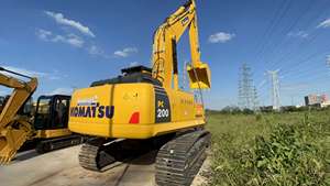 Excavadora de orugas Komatsu PC200 usada Excavadora Komatsu PC200 usada con excelente calidad a la venta - Product Image 4
