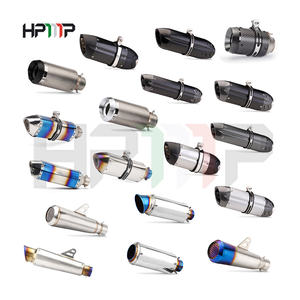 Hochleistungs Motorrad Renn Auspuff System 51MM Kaliber Universal Auspuff - Product Image 2