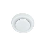 Diffuseur d'air rond de 4, 6 et 8 pouces pour plafond, grille d'aération sans cadre pour salle de bain, toilettes, maison, bureau