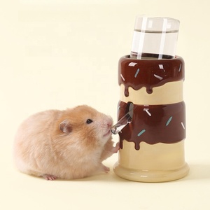 Botella de Agua de Cerámica para Hámster, Tazón de Comida, Escondite, Serie Cheese, Botella de Vidrio a Prueba de Fugas para Hámsteres Enanos, Gerbillas y Ratones - Product Image 6