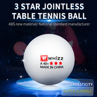 WHIZZ Balles de ping-pong prêtes à expédier Expédition rapide Matériau ABS Balle de ping-pong 40mm sans couture balle de tennis de table personnalisée
