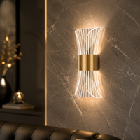 Applique murale LED moderne et minimaliste en fer pour chambre, salon, escalier, utilisation intérieure, chevet