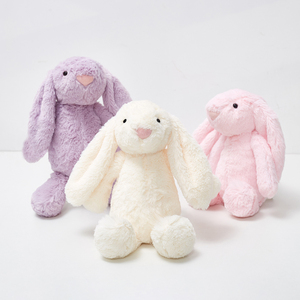 Peluche <span class=keywords><strong>Coniglio</strong></span> con Orecchie Lunghe 25cm, Morbido Pupazzo Imbottito per Regali di Pasqua e Decorazioni per Cameretta - Product Image 4