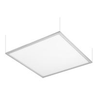 Panneau lumineux LED moderne en aluminium haute efficacité 18W 300x300mm avec capteur d'urgence pour usage en usine ou en souterrain