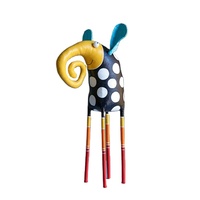 Grande statue d'ours en fibre de verre, couleur personnalisée, peinte à la main, imperméable, décoration de jardin pour hôtel, centre commercial