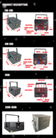 10W 6W 5W 4W 3W 2W Rgb Etapa animada a todo color ILDA FB4 DJ Bar Laser Show Equipo de luces Sistema de iluminación