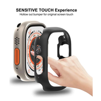 Coque de protection creuse en PC pour Apple Watch Ultra 49mm, compatible avec les modèles 49mm, 42mm, 46mm, et les séries IWatch 11, 10, 9, 8, 7