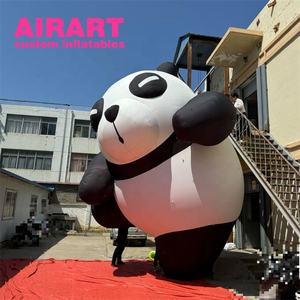 4-6ft แพนด้ายักษ์เป่าลมรูปแพนด้ายักษ์สำหรับจัดแสดงกิจกรรมสวนสัตว์ - Product Image 4