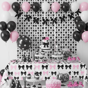 Decoración <span class=keywords><strong>para</strong></span> Despedida de Soltera, Fiesta de Cumpleaños, Color Negro, Rosa y Rojo, Accesorios <span class=keywords><strong>para</strong></span> Fotos, Fondo <span class=keywords><strong>para</strong></span> Chicas - Product Image 2