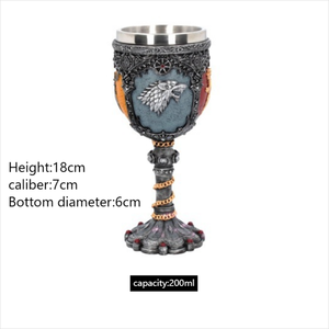 Manualidades tazas de resina juego de tronos gta01 gta21 trò chơi của bức tượng starka Creed Thrones Stein nghệ nhân cốc - Product Image 3