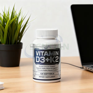 Suplemen Kesehatan Label Pribadi Vitamin <span class=keywords><strong>D3</strong></span> K2 <span class=keywords><strong>VIT</strong></span> Softgel Kalsium Liposomal Organik Kapsul Pendukung Kekebalan Tubuh, Tulang, dan Jantung - Product Image 4