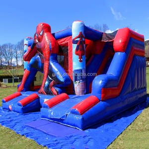 Structure gonflable <span class=keywords><strong>Spiderman</strong></span> GMY avec toboggan, aire de jeux souple pour enfants, aires de jeux commerciales pour le plaisir - Product Image 2