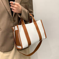 Sac fourre-tout tendance 2025 pour femme – Décontracté, portable, idéal pour l'école, été comme hiver, en polyester, capacité 20-35L