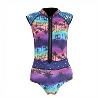 Vente chaude de haute qualité femmes personnalisé 3mm néoprène à manches courtes Rashguard pour MMA plongée surf combinaison avec pour les Sports nautiques