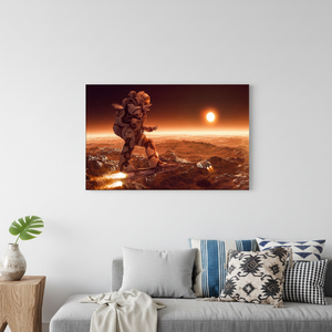 Modern Surreal Astronaut Canvas Art: Printed Design Wall Decor,<b>WRAPPED</b> CANVAS - Product Image 3