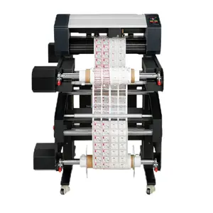 Roll to roll digital paper label die cutter cutting machine