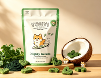 YOUYI Sachet Doypack Personnalisé avec Logo Imprimé, Anti-humidité, pour Aliments Lyophilisés pour Chiens et Oiseaux (2kg), Qualité Alimentaire Supérieure