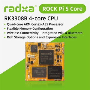 Ordinateur monocarte GGDX Chipboard Radxa Rock Pi S Core RK3308B 4 cœurs en métal avec SoC Rockchip et Wi-Fi intégré Radxa Rock Pi S Core - Product Image 3
