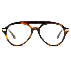 高品質特大高級アセテート2024最新光学フレーム製造処方眼鏡女性男性 - Product Image 1