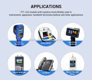 Pantalla LCD IPS de 1,3 pulgadas para reloj inteligente, módulo LCD TFT redondo a Color, interfaz SPI MCU, 240x240