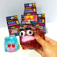 Jouet sensoriel anti-stress Maltose Big Mouth Cube Squishy Fun Faces à presser, gadget pour soulager l'anxiété, vente en gros, cadeau
